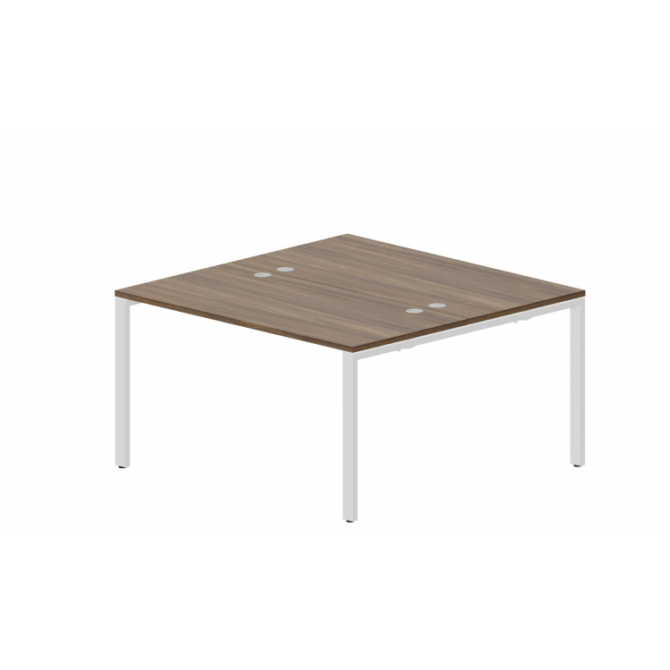 Составной стол на 2 рабочих места (4 громмета) STN2TG147