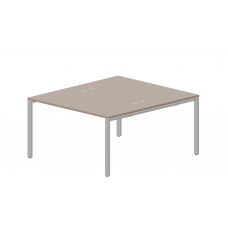 Составной стол на 2 рабочих места (4 громмета) STN2TG148