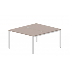 Составной стол на 2 рабочих места (4 громмета) STN2TG148