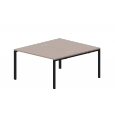 Составной стол на 2 рабочих места (4 громмета) STN2TG148
