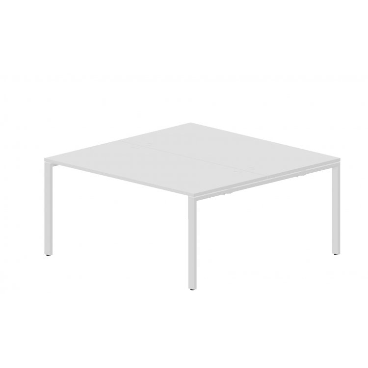 Составной стол на 2 рабочих места (4 громмета) STN2TG168