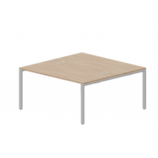 Составной стол на 2 рабочих места (4 громмета) STN2TG168