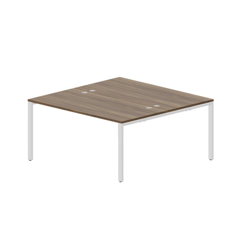 Составной стол на 2 рабочих места (4 громмета) STN2TG168