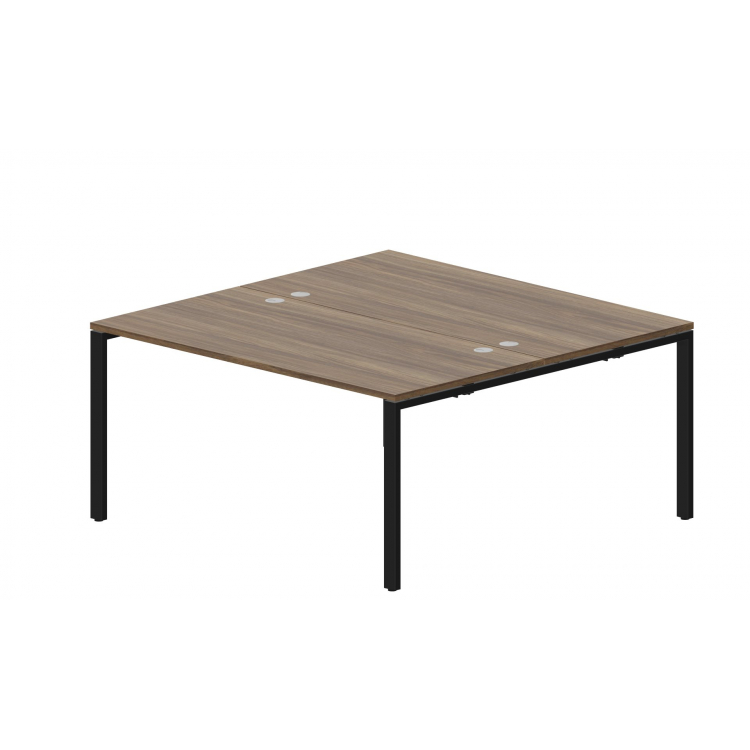 Составной стол на 2 рабочих места (4 громмета) STN2TG168