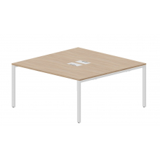 Составной стол на 2 рабочих места (2 металлических аутлета) STN2TL168