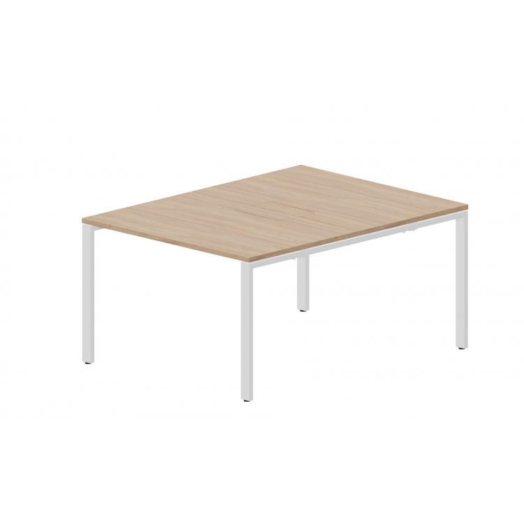 Составной стол на 2 рабочих места (меламиновые аутлеты) STN2TM128