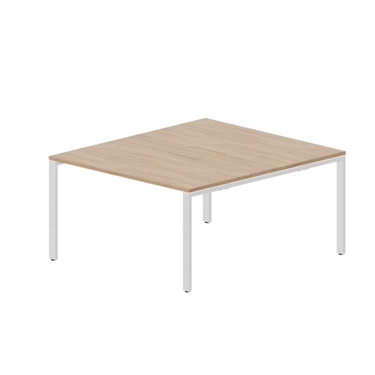 Составной стол на 2 рабочих места (меламиновые аутлеты) STN2TM148