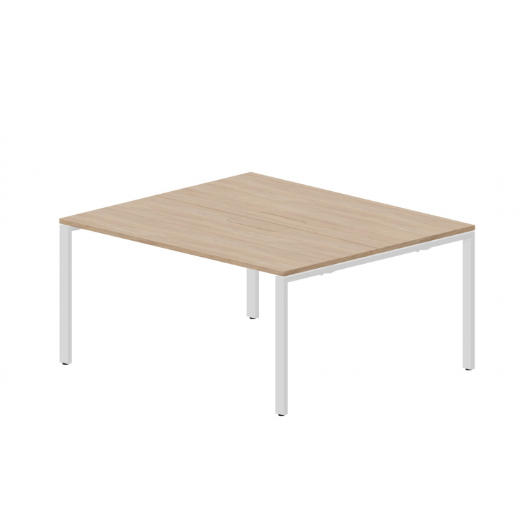 Составной стол на 2 рабочих места (меламиновые аутлеты) STN2TM167