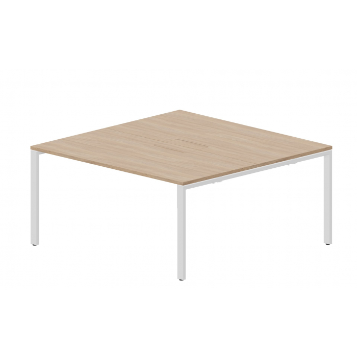 Составной стол на 2 рабочих места (меламиновые аутлеты) STN2TM168