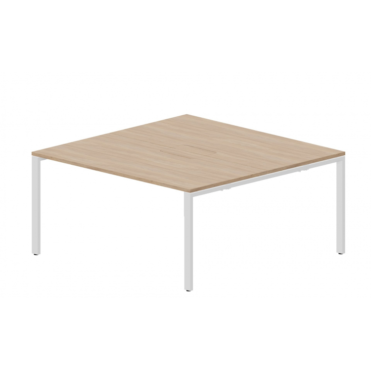 Составной стол на 2 рабочих места (меламиновые аутлеты) STN2TM168