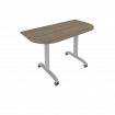 Mobile System Стол складной мобильный СМ-4.1 Вяз Благородный/Металл Серый 1300*650*757