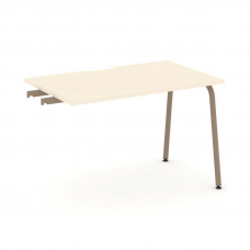 Estetica Стол приставка к опорным тумбам ES.SPR-2-VK Сатин/Металл Латте 1180*730*750