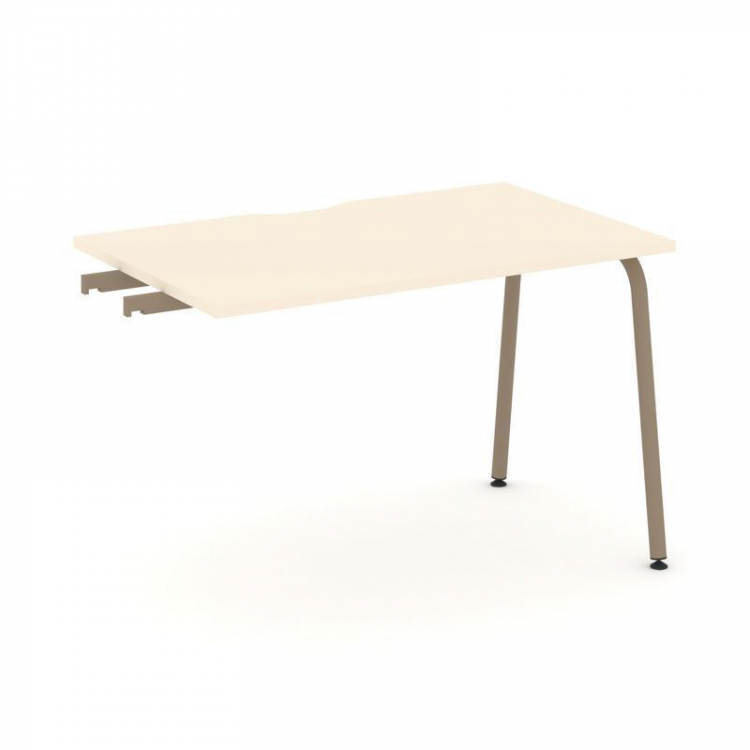 Estetica Стол приставка к опорным тумбам ES.SPR-2-VK Сатин/Металл Латте 1180*730*750