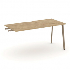 Estetica Стол приставка к опорным тумбам ES.SPR-4-VP Тиквуд Светлый/Металл Латте 1580*730*750