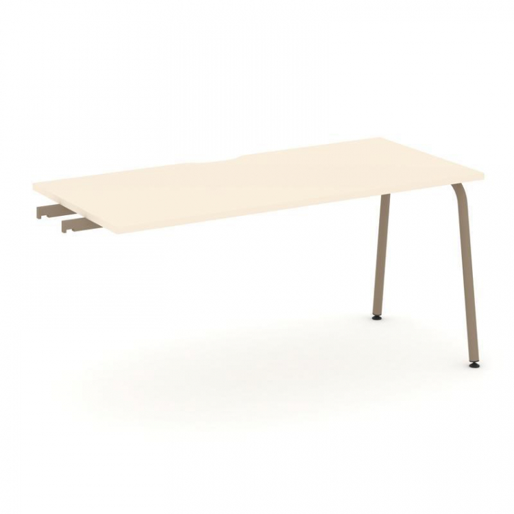 Estetica Стол приставка к опорным тумбам ES.SPR-4-VK Сатин/Металл Латте 1580*730*750