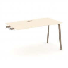 Estetica Стол приставка к опорным тумбам ES.SPR-3-LP Сатин/Металл Латте 1380*730*750