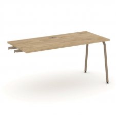 Estetica Стол приставка к опорным тумбам ES.SPR-4-LK Тиквуд Светлый/Металл Латте 1580*730*750