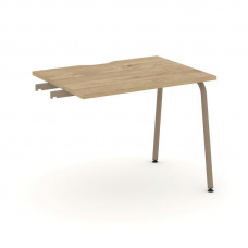 Estetica Стол приставка к опорным тумбам ES.SPR-1-VK Тиквуд Светлый/Металл Латте 980*730*750