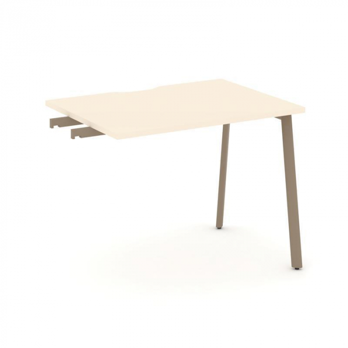 Estetica Стол приставка к опорным тумбам ES.SPR-1-VP Сатин/Металл Латте 980*730*750