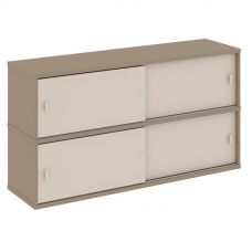 Estetica Надставка на 2 тумбы высокая ES.NV-2.1 Латте/Капучино 1500*410*795