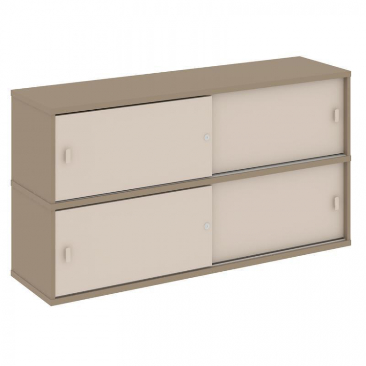 Estetica Надставка на 2 тумбы высокая ES.NV-2.1 Латте/Капучино 1500*410*795