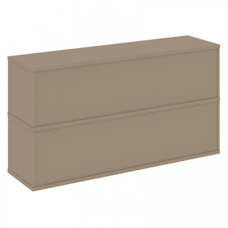 Estetica Надставка на 2 тумбы высокая ES.NV-2.1 Латте/Сатин 1500*410*795