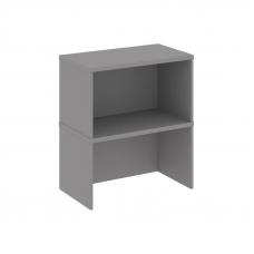 Стайл Проджект Надставка на тумбу 2 яруса SN.NT-005 Серый Пепел 700*400*800