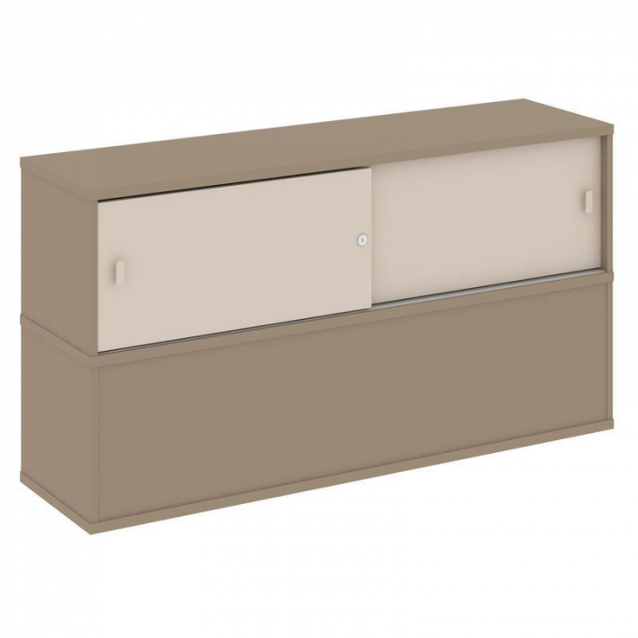 Estetica Надставка на 2 тумбы высокая ES.NV-3.1 Латте/Капучино 1500*410*795