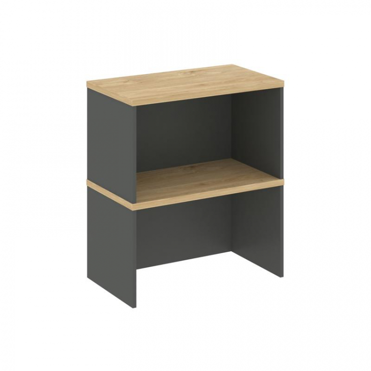 Style Project Надставка на тумбу 2 яр. SN.NT-004 Антрацит/Тиквуд Светлый 600*400*800