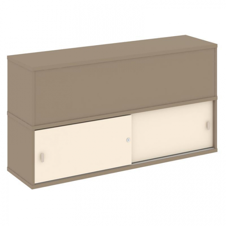 Estetica Надставка на 2 тумбы высокая ES.NV-3.1 Латте/Сатин 1500*410*795