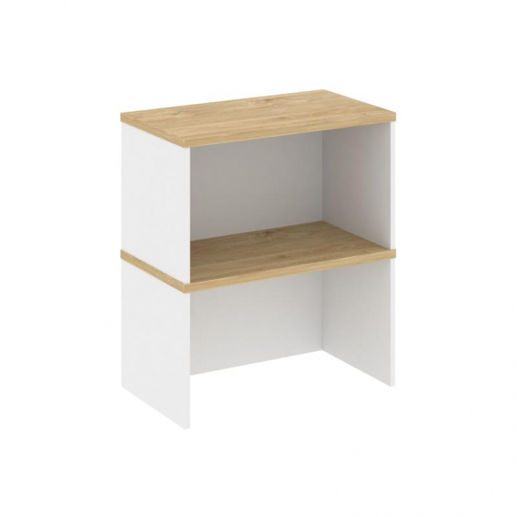 Style Project Надставка на тумбу 2 яр. SN.NT-004 Белый/Тиквуд Светлый 600*400*800