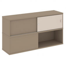 Estetica Надставка на 2 тумбы высокая ES.NV-6.1 Латте/Капучино 1500*410*795