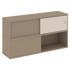 Estetica Надставка на 2 тумбы высокая ES.NV-6.1 Латте/Капучино 1500*410*795