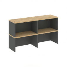 Style Project Надставка на тумбу 2 яр. SN.NT-106 Антрацит/Тиквуд Светлый 1632*400*800