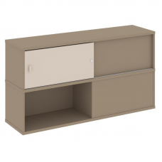 Estetica Надставка на 2 тумбы высокая ES.NV-6.2 Латте/Капучино 1500*410*795