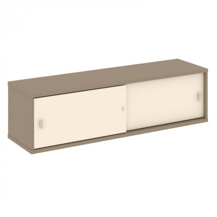 Estetica Надставка на 2 тумбы низкая ES.NN-2.1 Латте/Сатин 1500*410*410