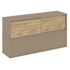 Estetica Надставка на 2 тумбы высокая ES.NV-3.1 Латте/Тиквуд Светлый 1500*410*795