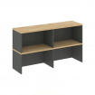 Style Project Надставка на тумбу 2 яр. SN.NT-105 Антрацит/Тиквуд Светлый 1432*400*800