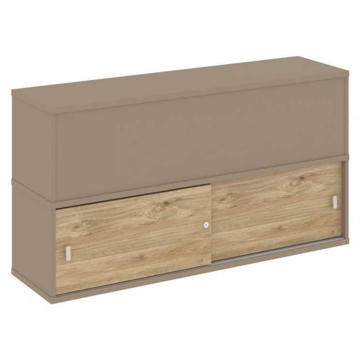 Estetica Надставка на 2 тумбы высокая ES.NV-3.1 Латте/Тиквуд Светлый 1500*410*795