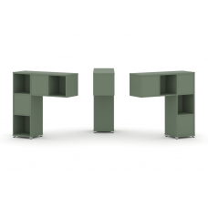 Concept Надставка низкая CN.DNN-001 Кобо/Металл Белый 1099*365*1130