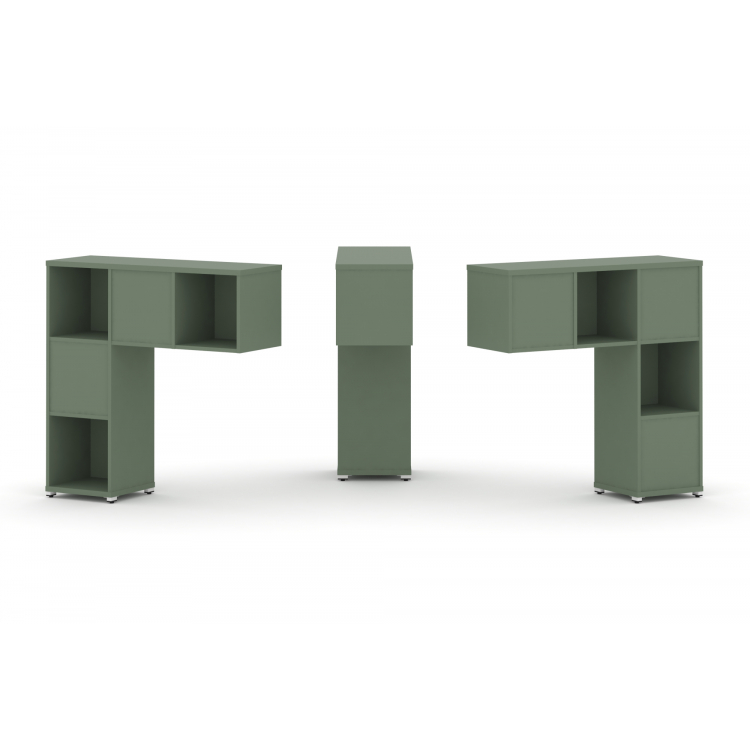 Concept Надставка низкая CN.DNN-001 Кобо/Металл Белый 1099*365*1130