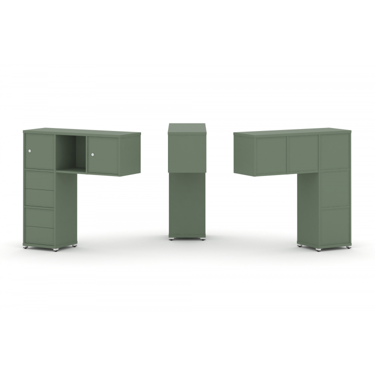 Concept Надставка низкая CN.ONN-004 Кобо/Металл Белый 1099*365*1130