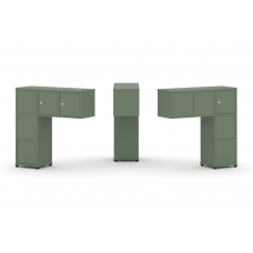 Concept Надставка низкая CN.DNN-006 Кобо/Металл Черный 1099*365*1130