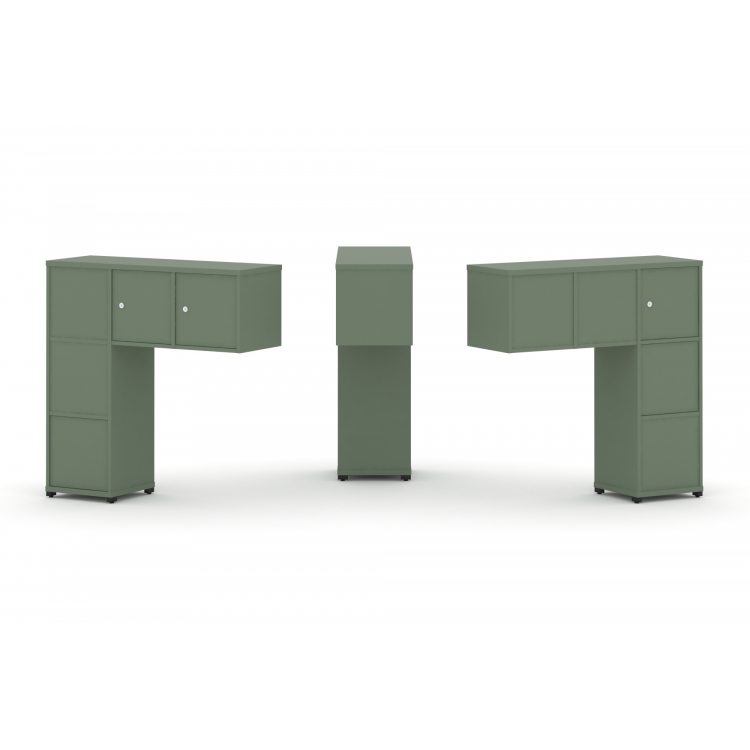 Concept Надставка низкая CN.DNN-006 Кобо/Металл Черный 1099*365*1130