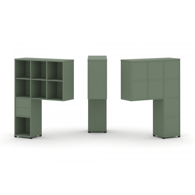 Concept Надставка высокая CN.ONV-002 Кобо/Металл Черный 1099*350*1486