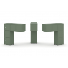 Concept Надставка низкая CN.ONN-007 Кобо/Металл Белый 1099*365*1130