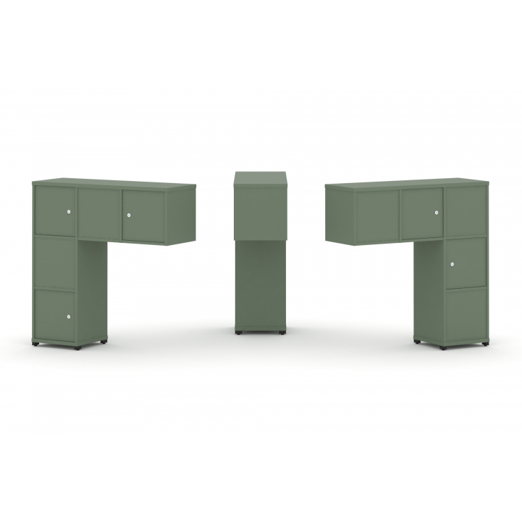 Concept Надставка низкая CN.DNN-007 Кобо/Металл Черный 1099*365*1130