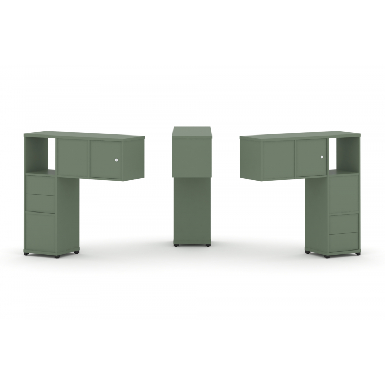 Concept Надставка низкая CN.DNN-004 Кобо/Металл Черный 1099*365*1130