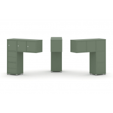 Concept Надставка низкая CN.ONN-005 Кобо/Металл Белый 1099*365*1130