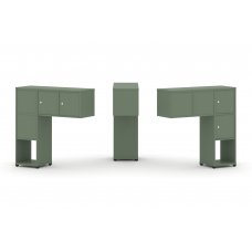 Concept Надставка низкая CN.DNN-002 Кобо/Металл Черный 1099*365*1130